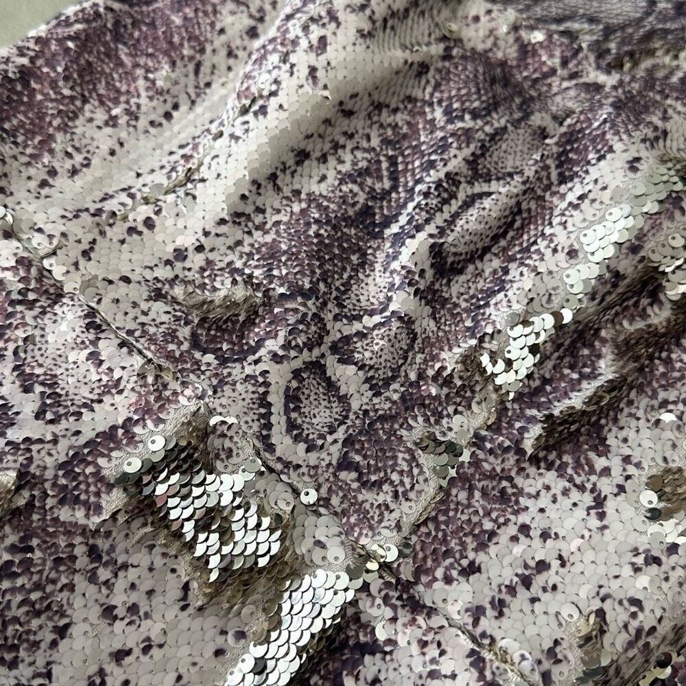 Dress the Population Strapless Sequin Snake-Print Midi Dress Size XXS .Mob Wife. - Picture 11 of 15